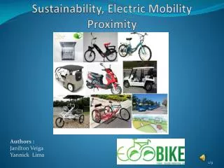Sustainability , Electric Mobility Proximity