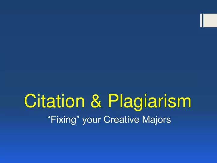 citation plagiarism