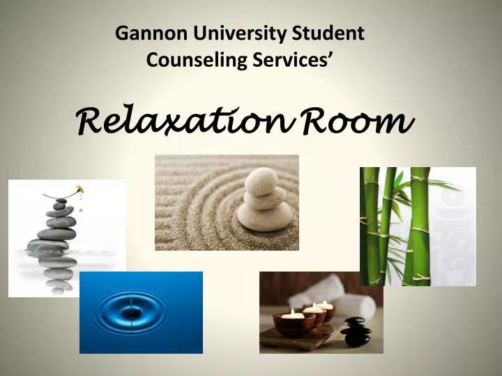 gannon university student counseling services relaxation room