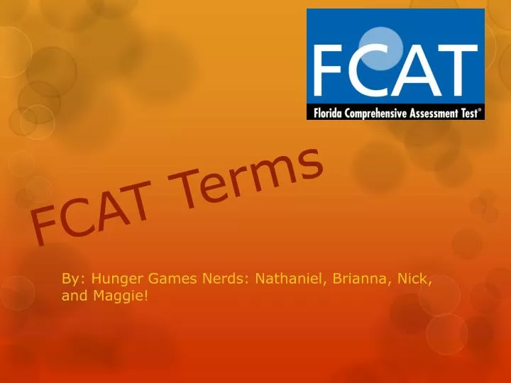 fcat terms