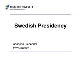 Swedish Presidency