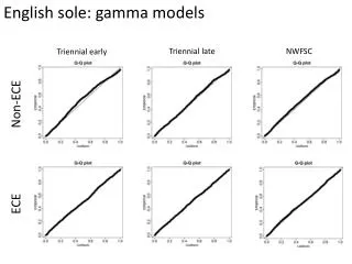 English sole: gamma models