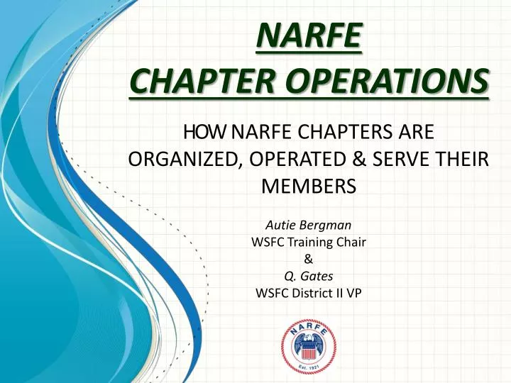 narfe chapter operations