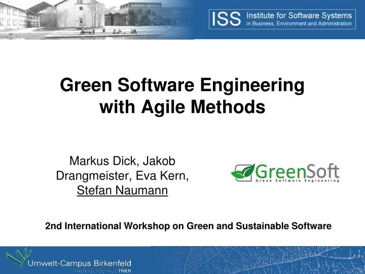 green software engineering with agile methods