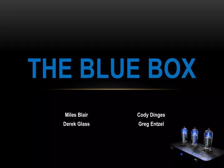 the blue box