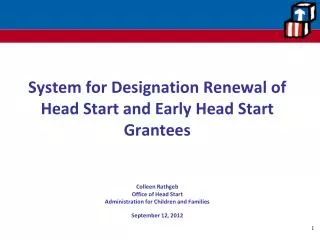 Designation Renewal System