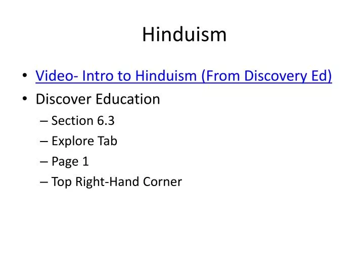 hinduism