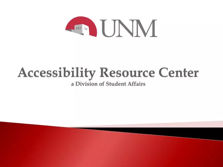 accessibility resource center a division of student affairs