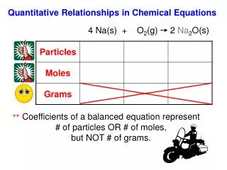 Quantitative Relationships in Chemical Equations
