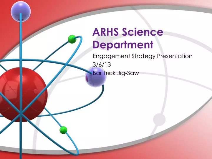arhs science department