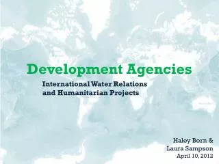 Development Agencies