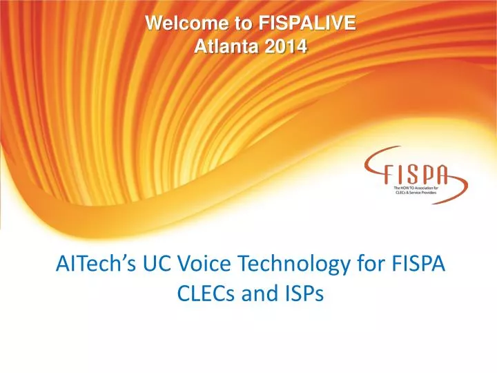 aitech s uc voice technology for fispa clecs and isps