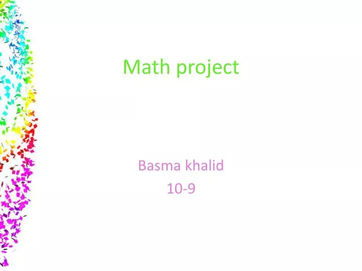 math project