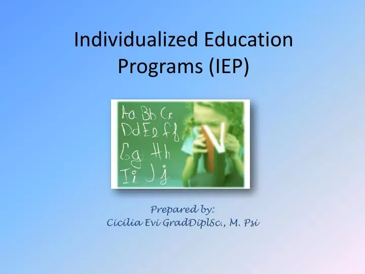 individualized education programs iep