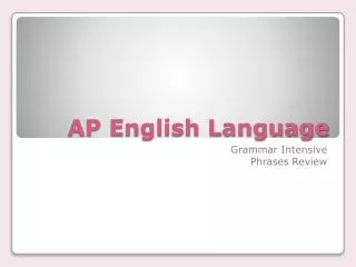 ap english language