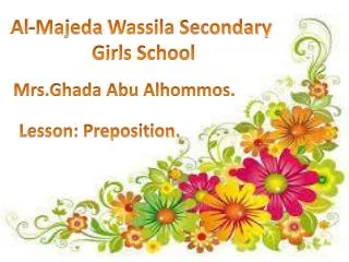 Al- Majeda Wassila Secondary Girls School