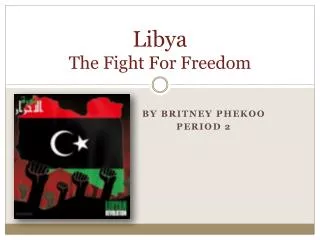 Libya The Fight For Freedom