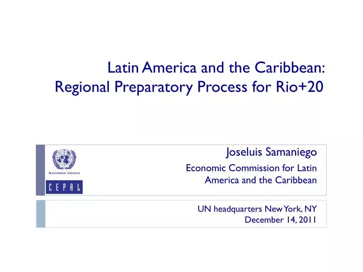 latin america and the caribbean regional preparatory process for rio 20