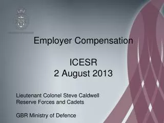 Employer Compensation ICESR 2 August 2013