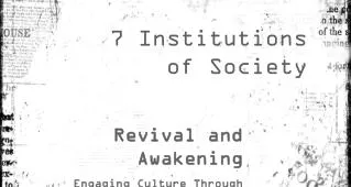 Reviva l and Awakening Engaging Cultur e Through Invitational Campaigns