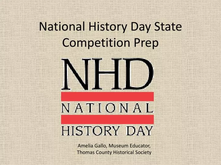 national history day state competition prep