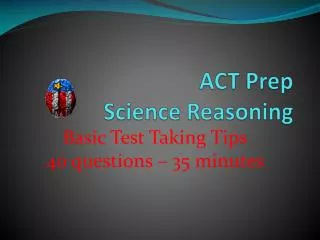 ACT Prep Science Reasoning