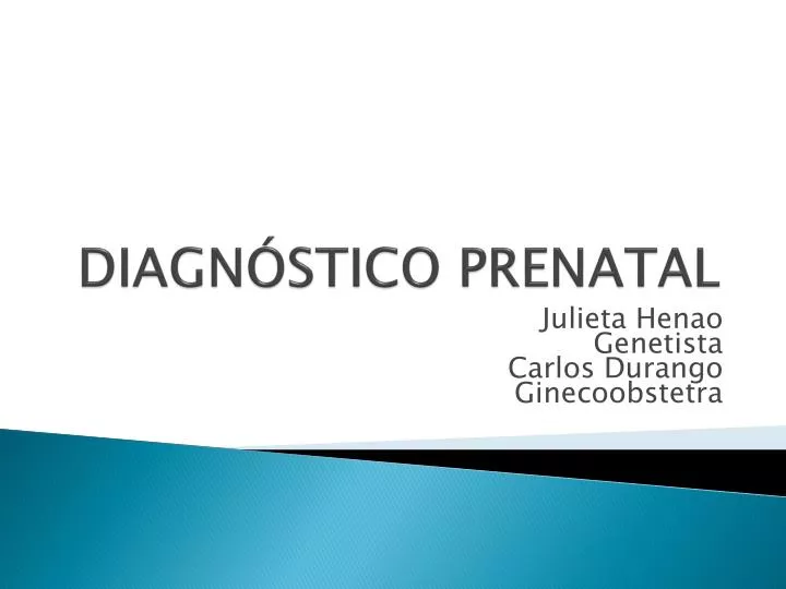 diagn stico prenatal