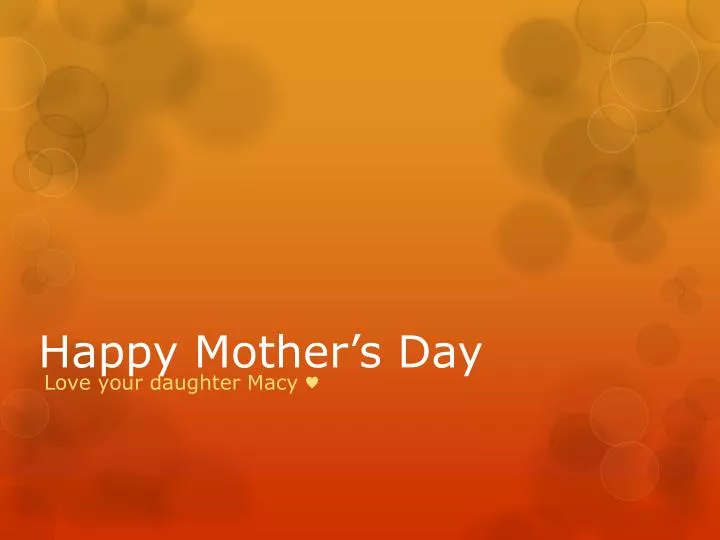 happy mother s day