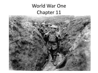 World War One Chapter 11