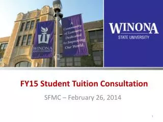 FY15 Student Tuition Consultation