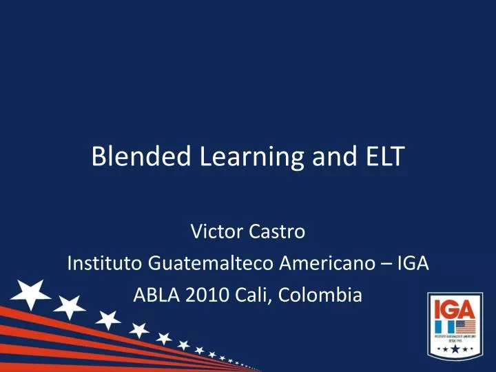 blended learning and elt