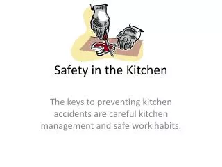 Safety in the Kitchen