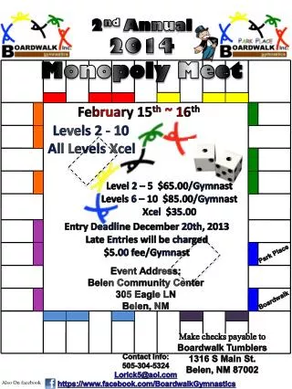 2 nd Annual 2014 Monopoly Meet