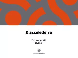 klasseledelse