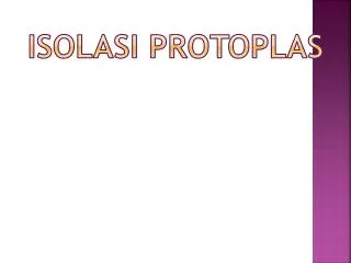 isolasi protoplas
