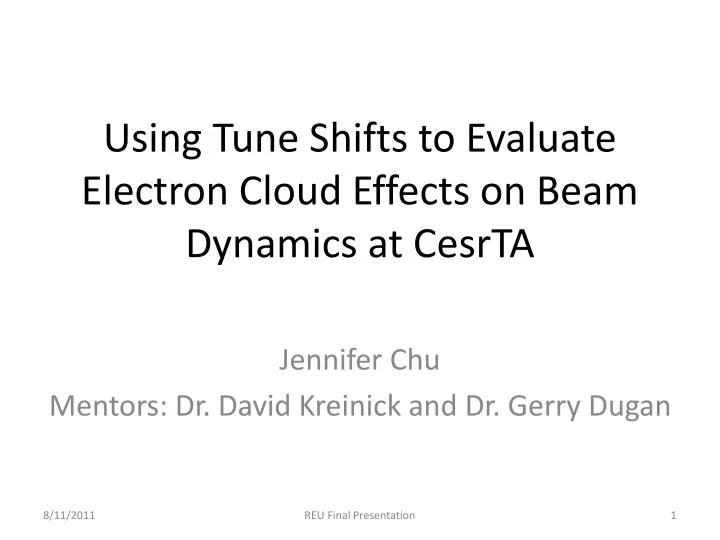 using tune shifts to evaluate electron cloud effects on beam dynamics at cesrta