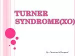 Turner syndrome(XO) - slide 1