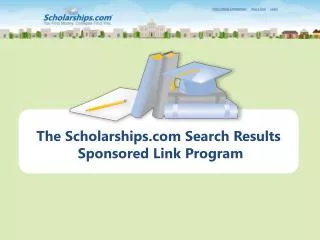 The Scholarships Search Results Sponsored Link Program