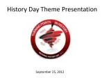 History Day Theme Presentation - slide 1