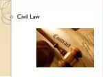 Civil Law - slide 1