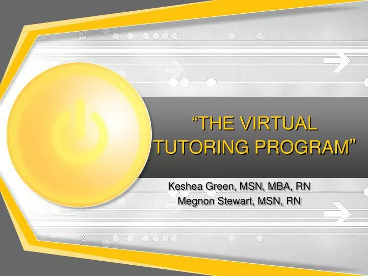 the virtual tutoring program
