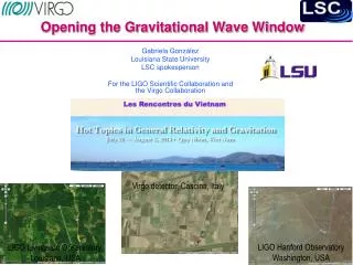 Opening the Gravitational Wave Window