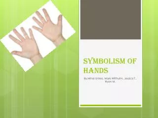 Symbolism of hands