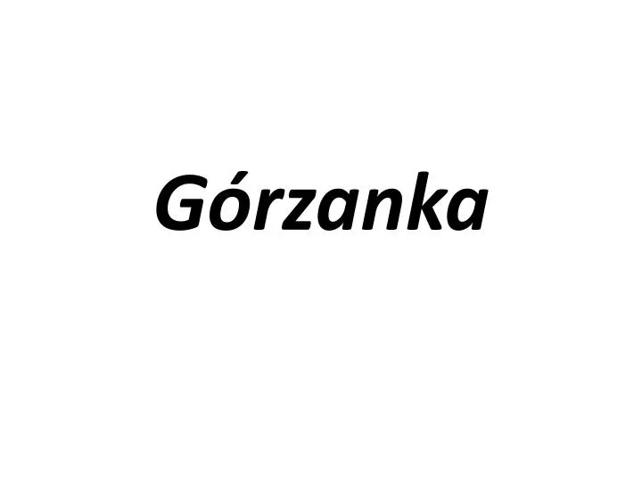 g rzanka