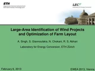 Large-Area Identification of Wind Projects and Optimization of Farm Layout