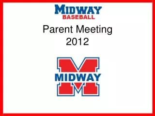 Parent Meeting 2012