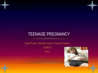 Teenage Pregnancy