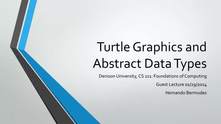 turtle graphics and abstract data types