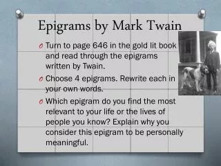 Epigrams by Mark Twain