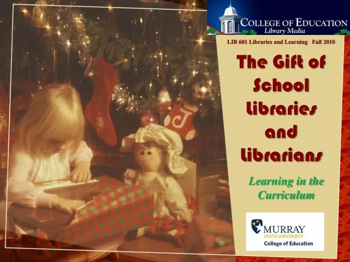 the gift of school libraries and librarians